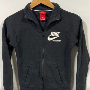 Nike Kids Tech black sportswear fleece sweatshirt Size Medium